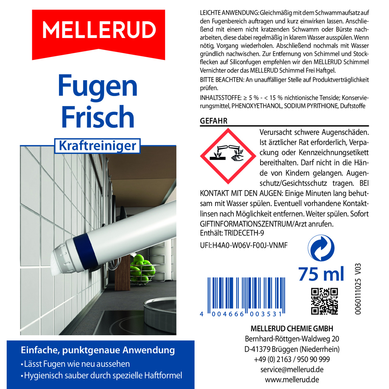 Fugen Frisch Kraftreiniger 75 ml