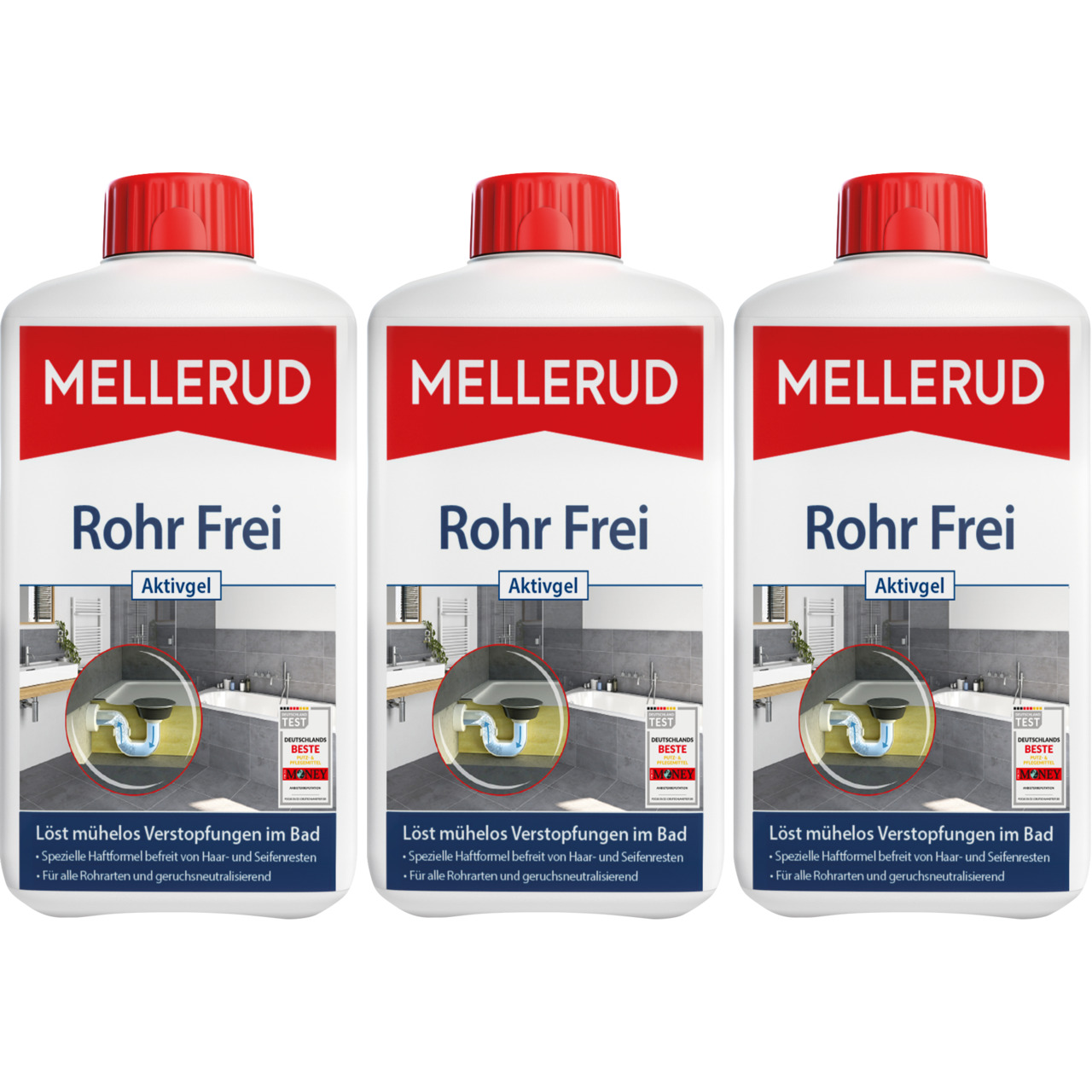 Rohr Frei Aktivgel Set 3 Stück
