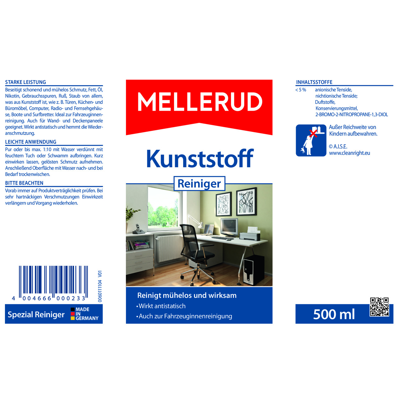 Kunststoff Reiniger 0,5 l