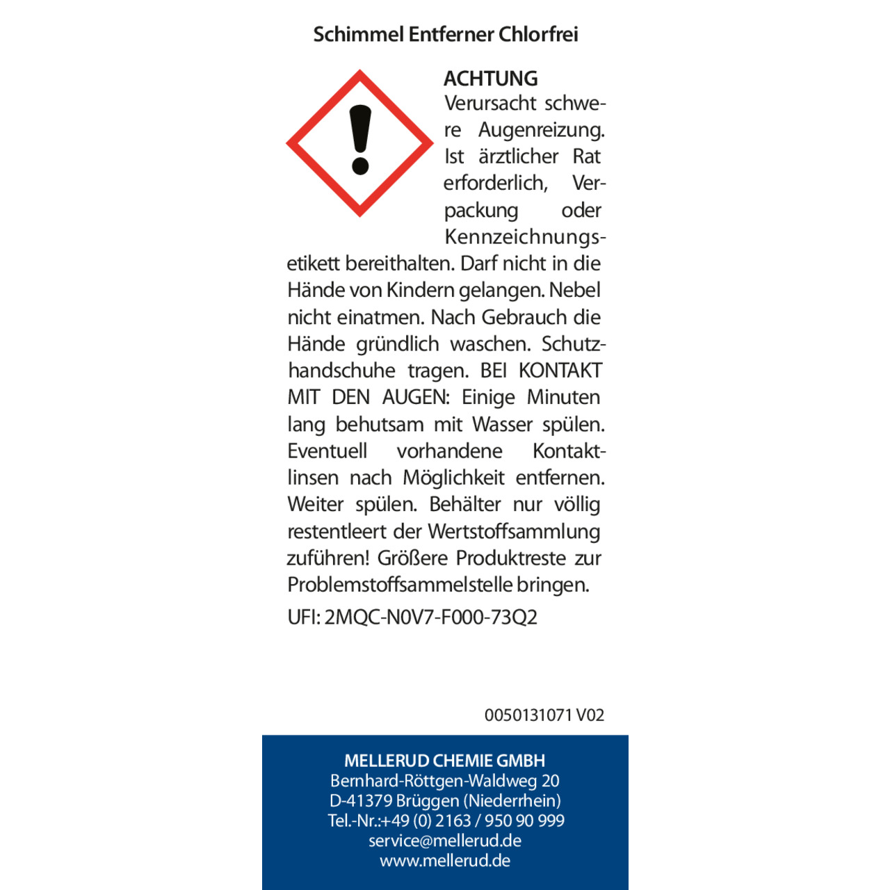 Schimmel Entferner Chlorfrei 0,25 l