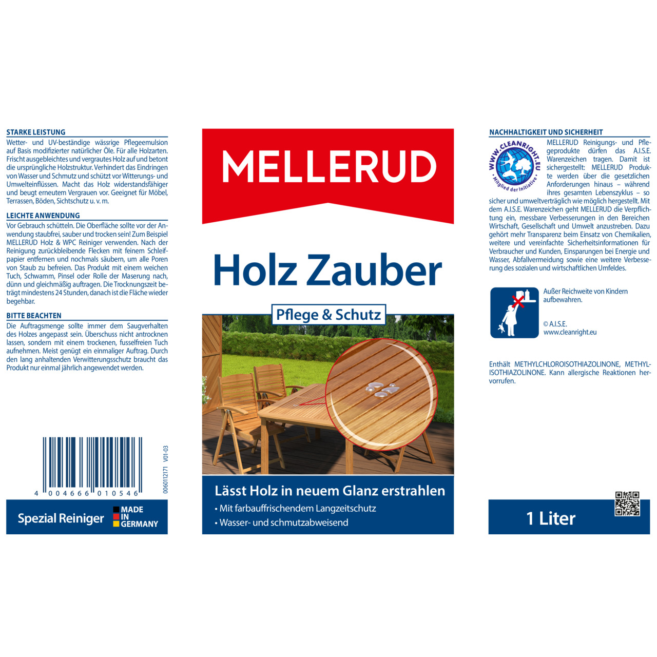 Holz Zauber Pflege & Schutz 1,0 l