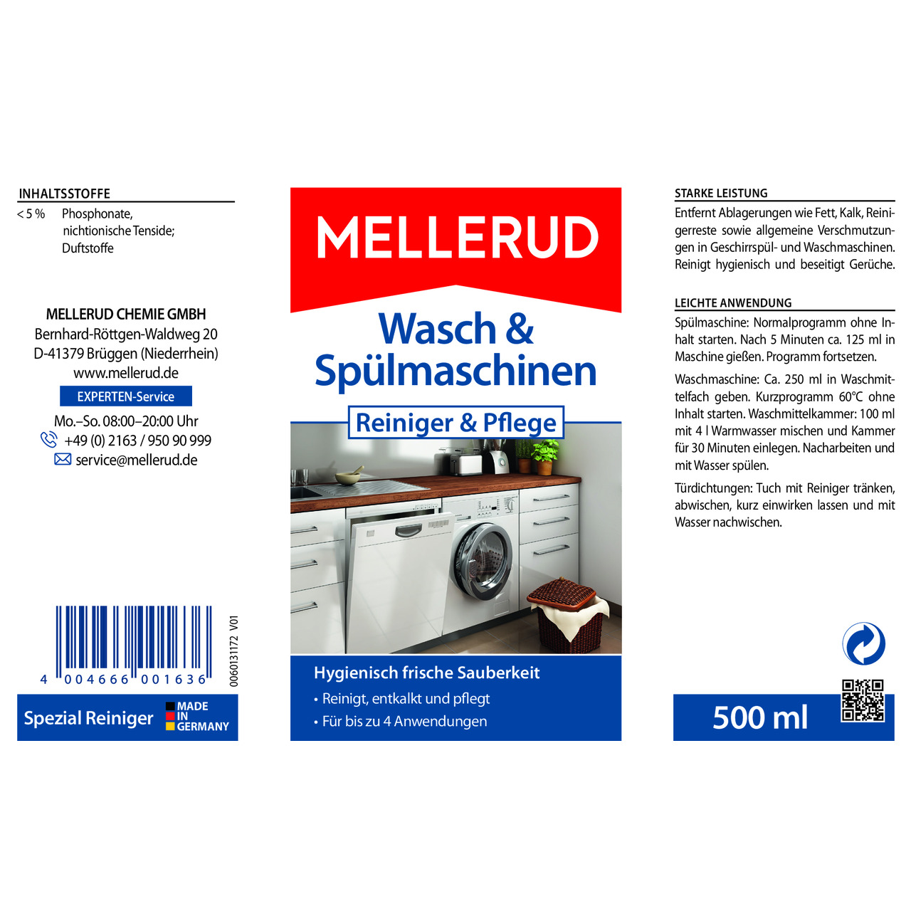 Wasch & Spülmaschinen Reiniger & Pflege 0,5 l