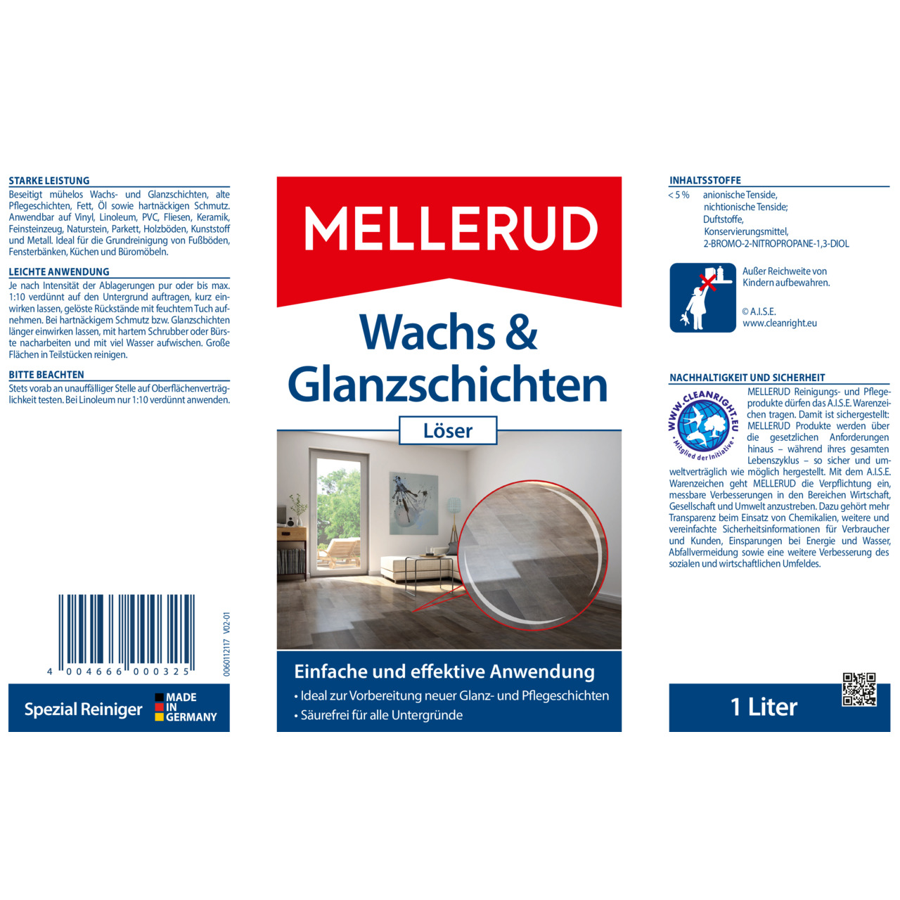 Wachs & Glanzschichten Löser 1,0 l