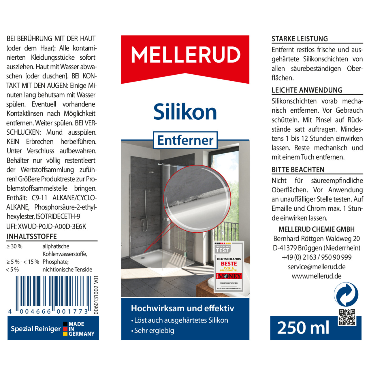 Silikon Entferner 0,25 l