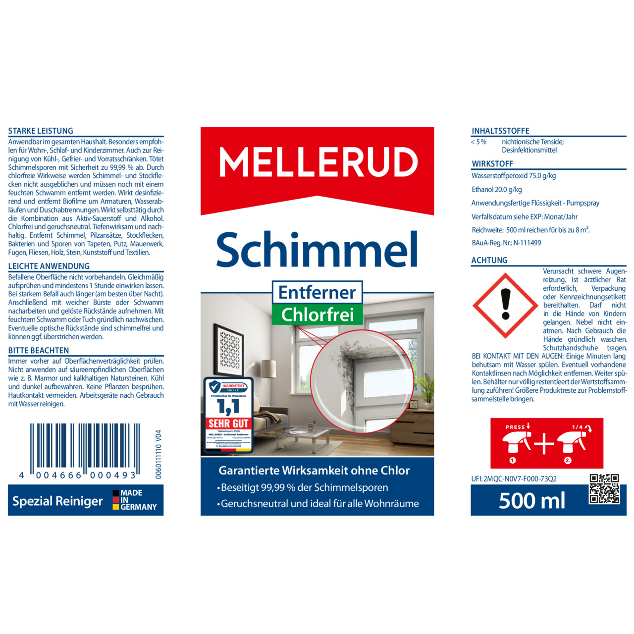 Schimmel Entferner Chlorfrei 0,5 l