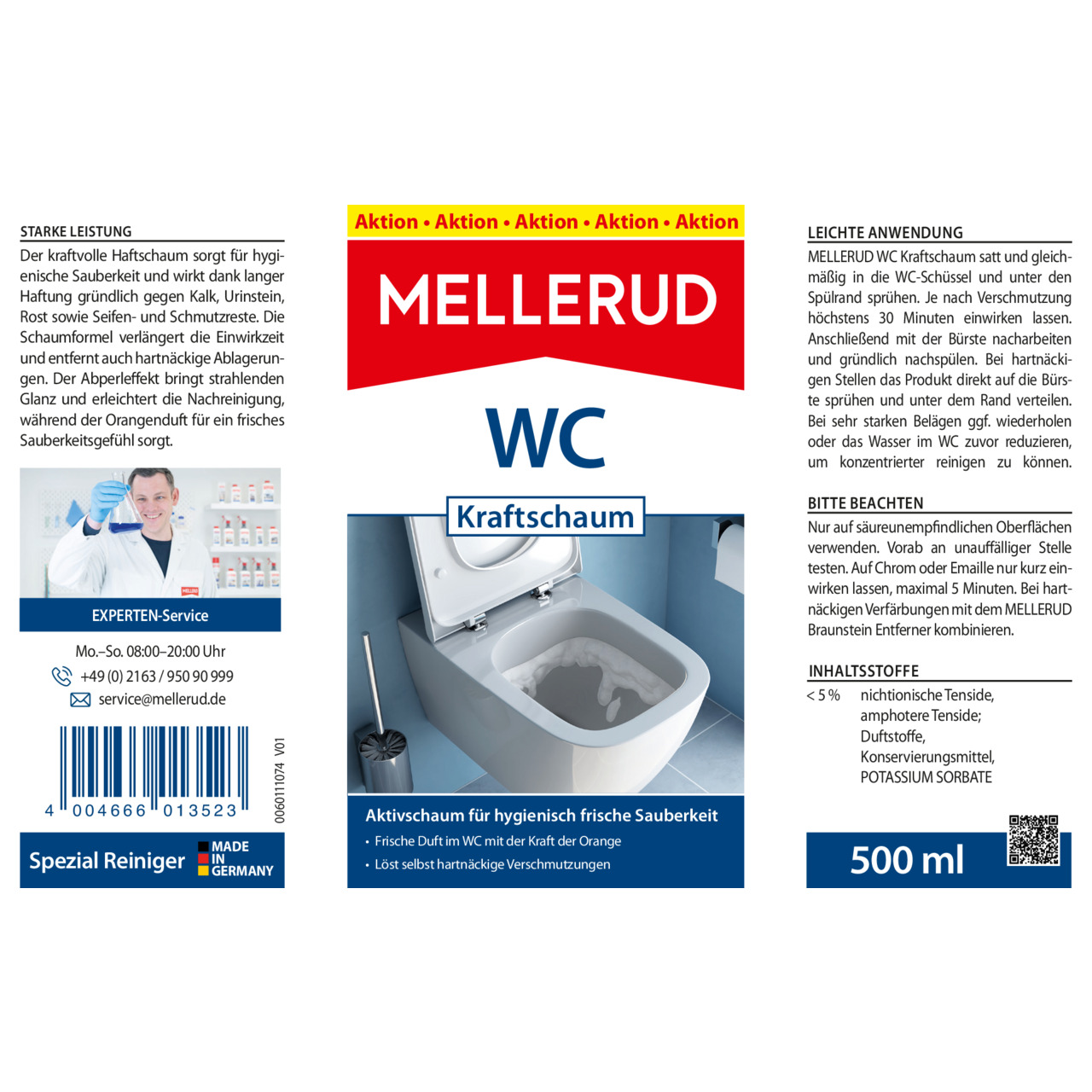 WC Kraftschaum 500 ml