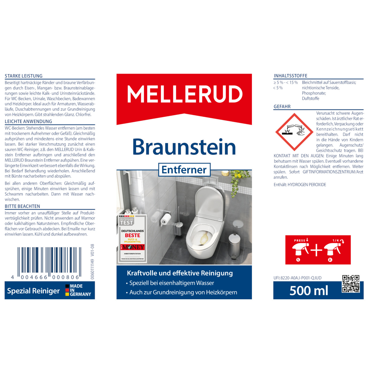 Braunstein Entferner 0,5 l
