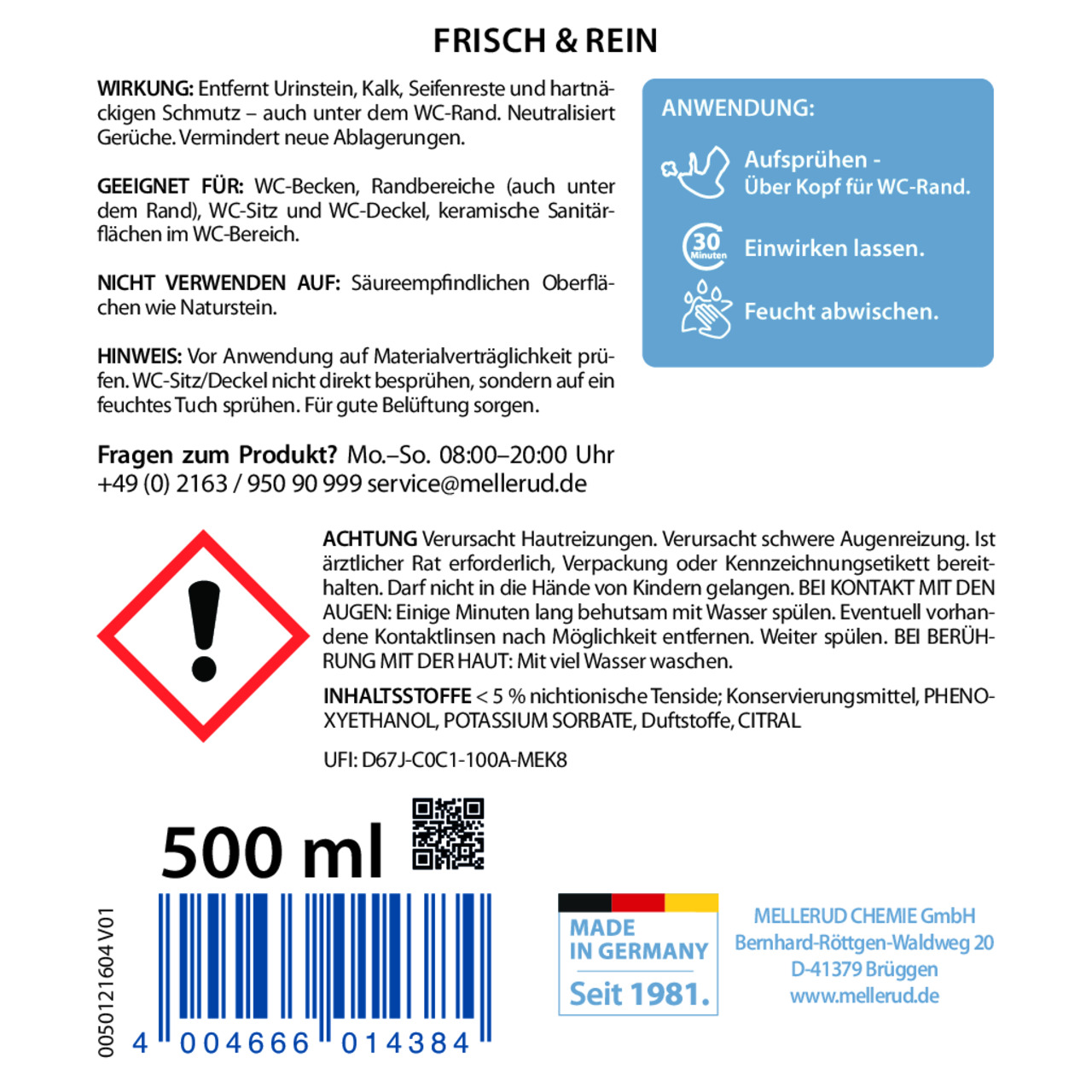 FRISCH & REIN 0,5 l