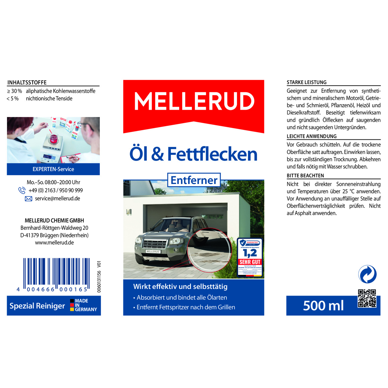 Öl & Fettflecken Entferner 0,5 l