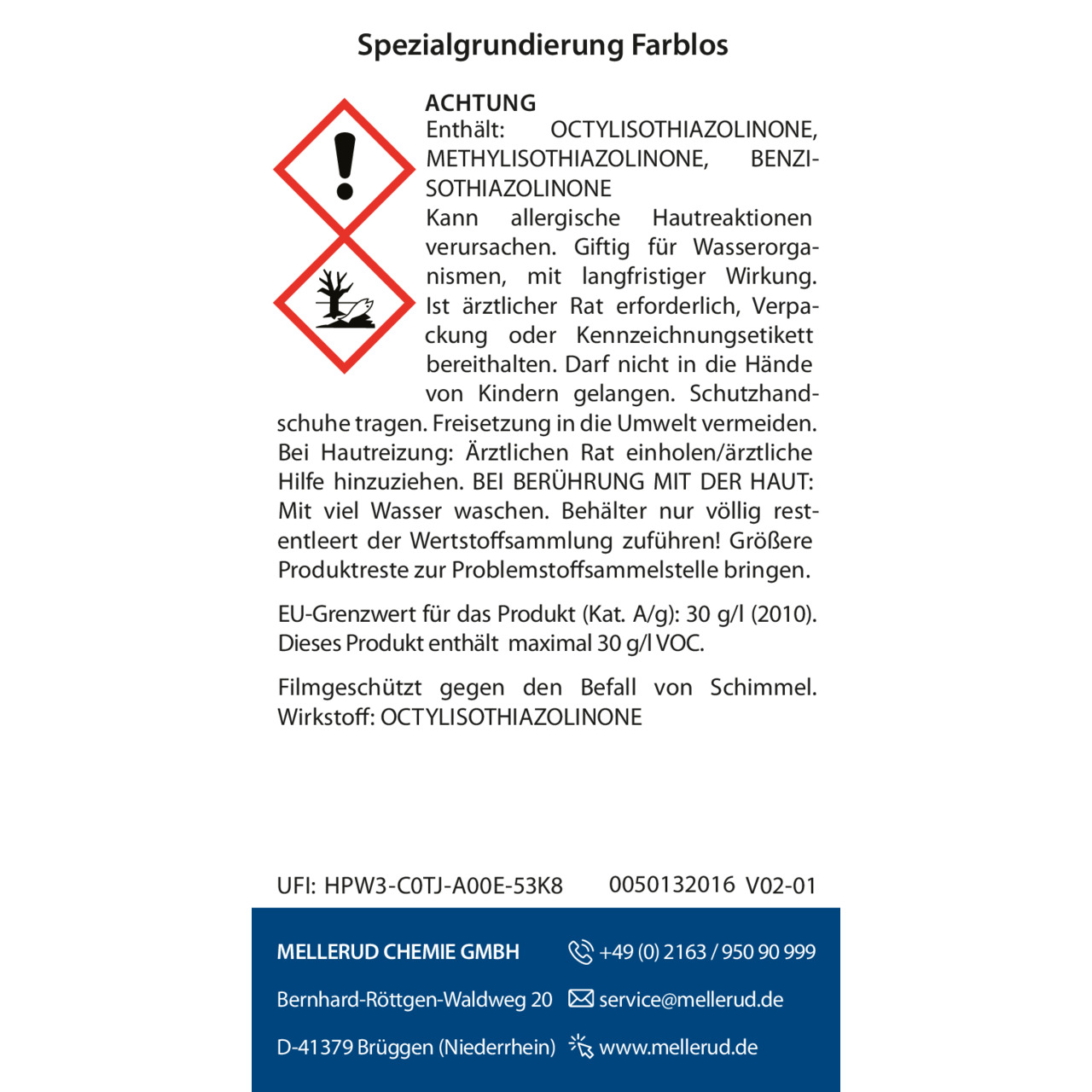 Spezialgrundierung Farblos 1,0 l