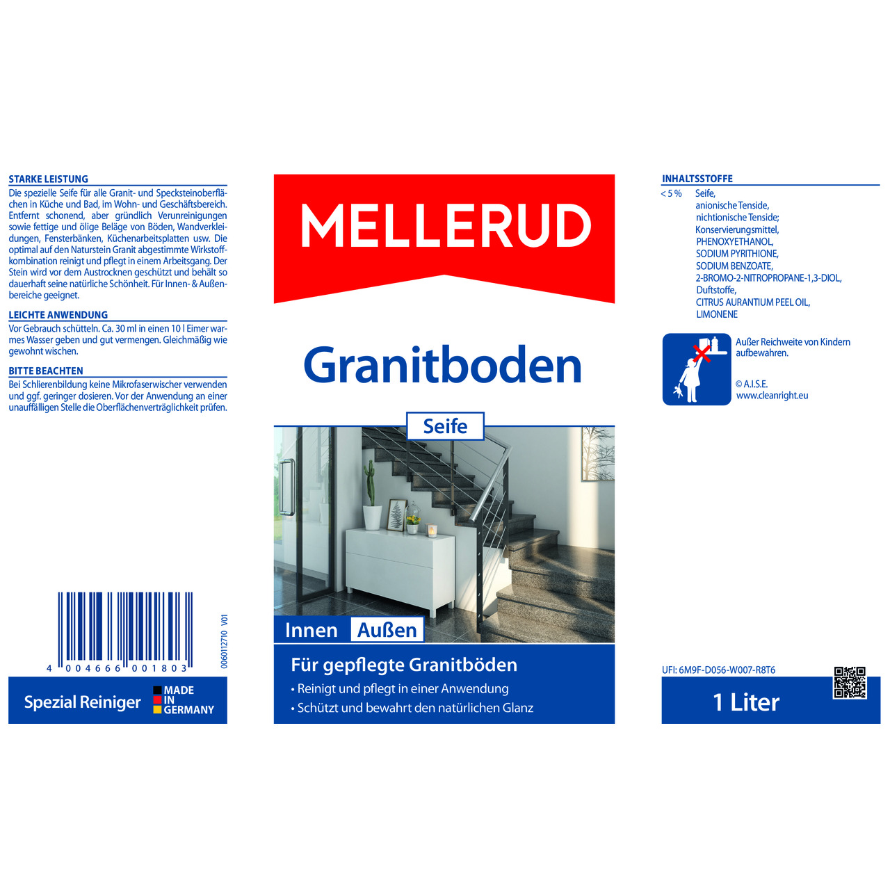 Granitboden Seife 1,0 l