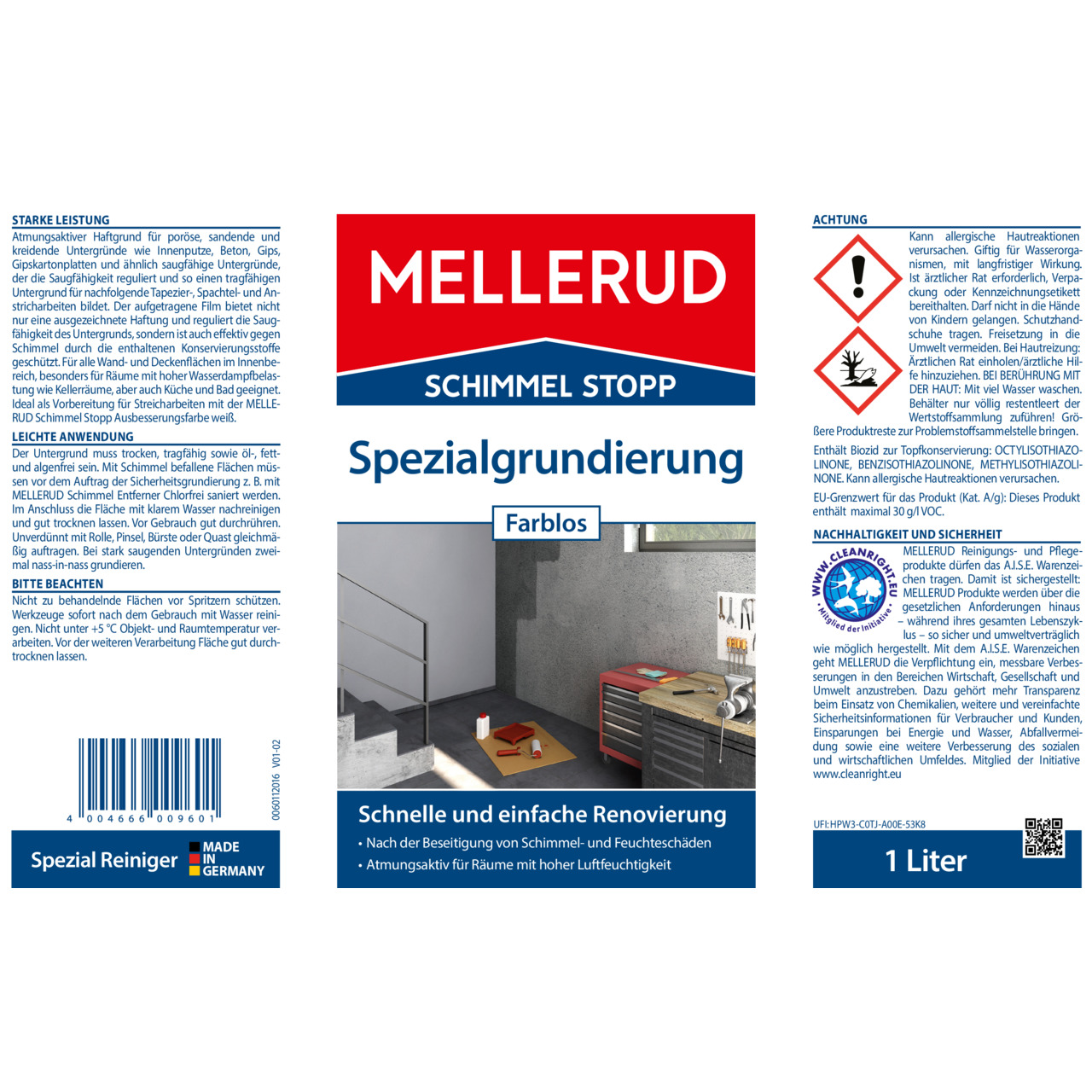 Spezialgrundierung Farblos 1,0 l