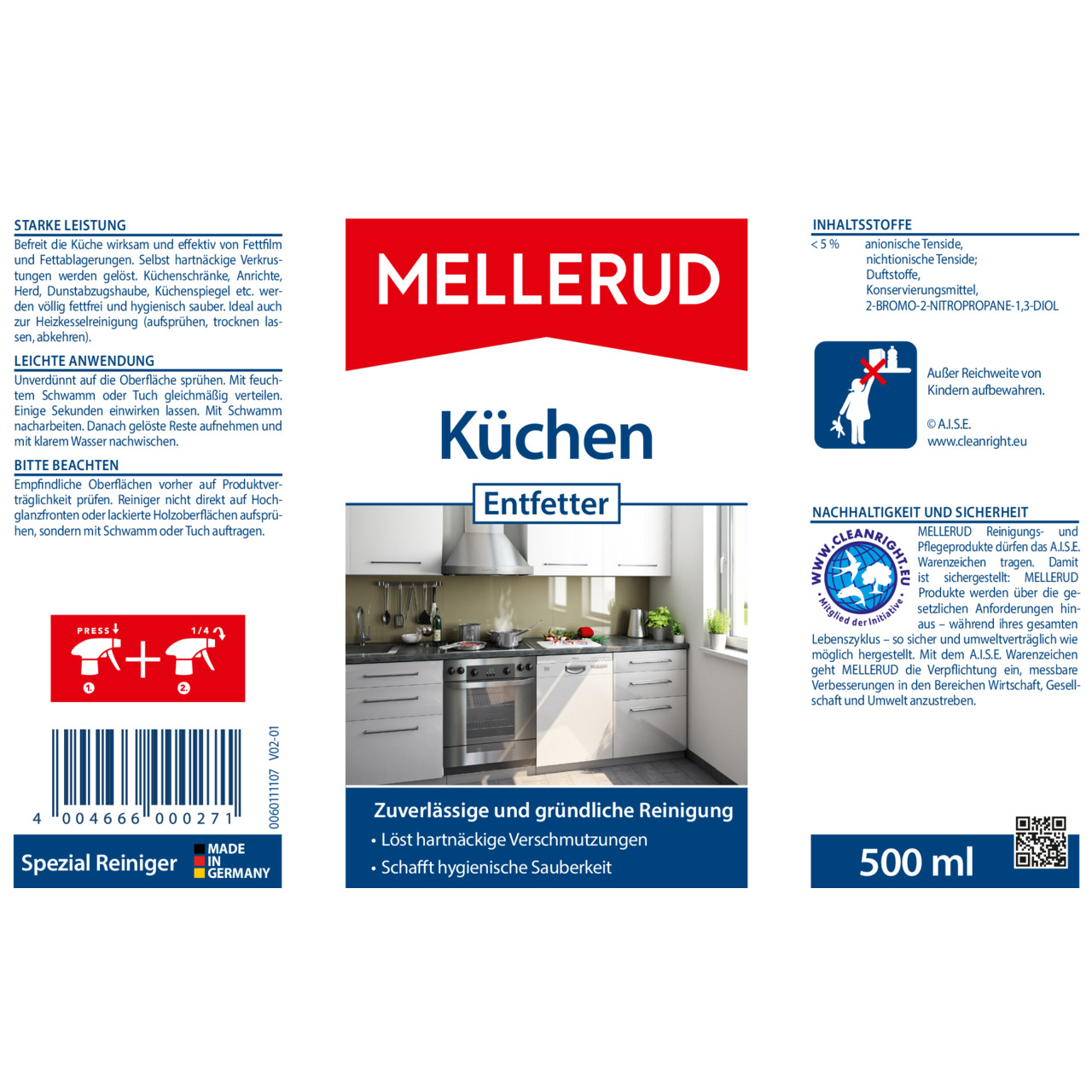 Küchen Entfetter 0,5 l