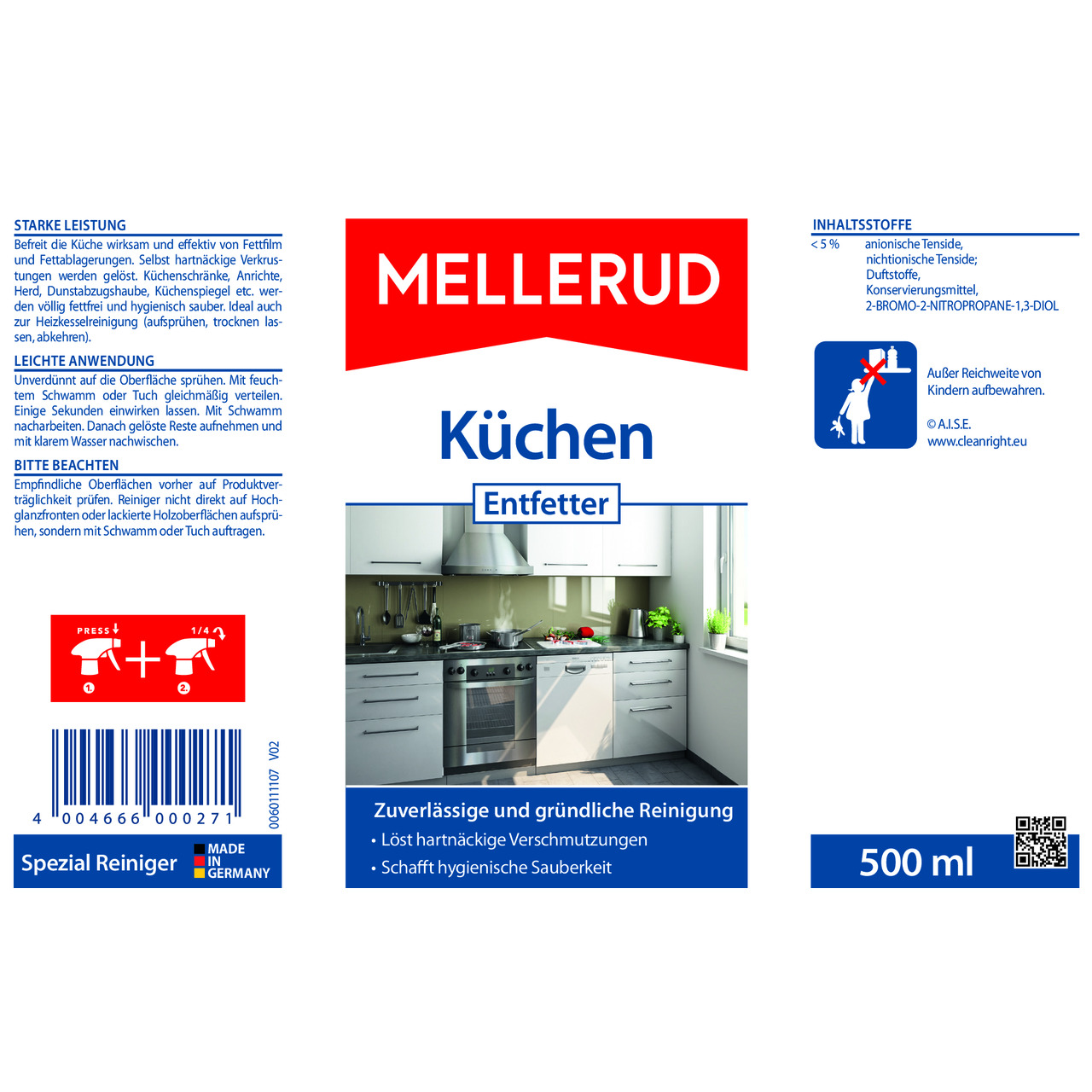 Küchen Entfetter 0,5 l