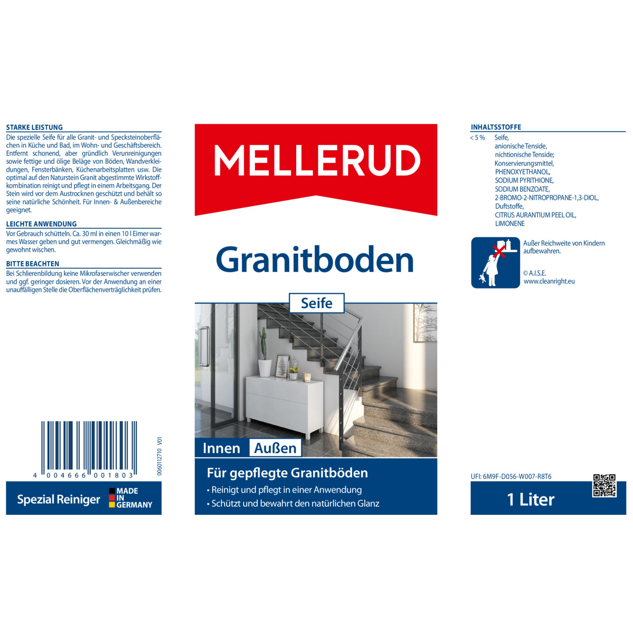Granitboden Seife 1,0 l