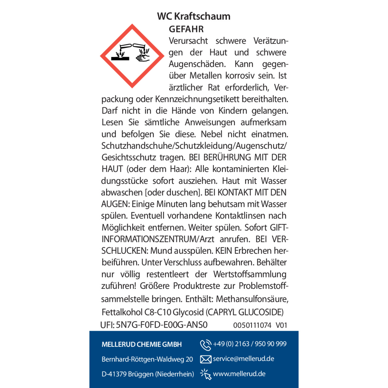 WC Kraftschaum 500 ml
