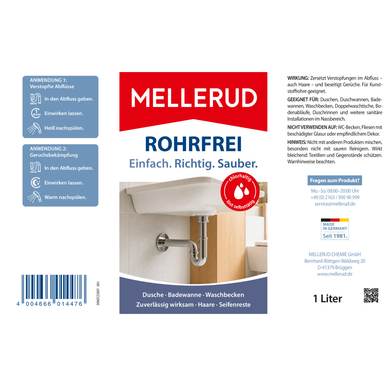 ROHRFREI CHLORHALTIG 1,0 l