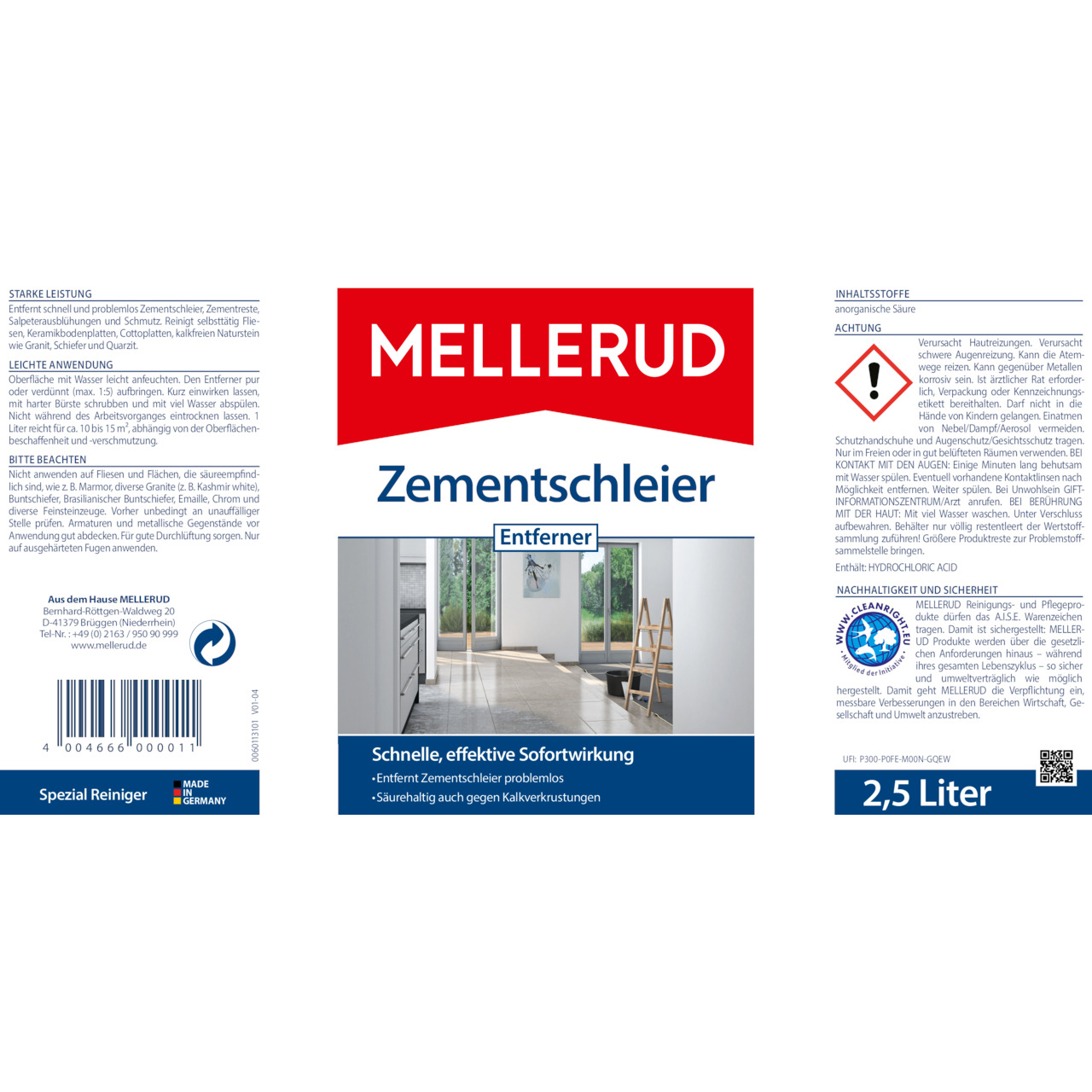 Zementschleier Entferner 2,5 l