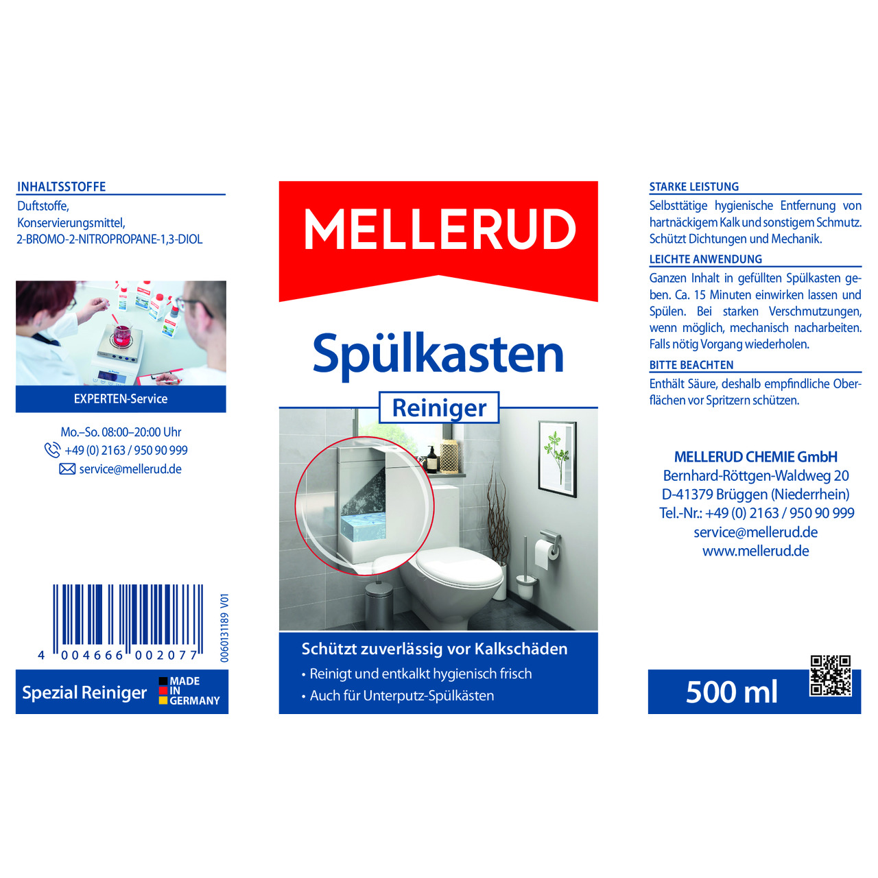 Spülkasten Reiniger 0,5 l