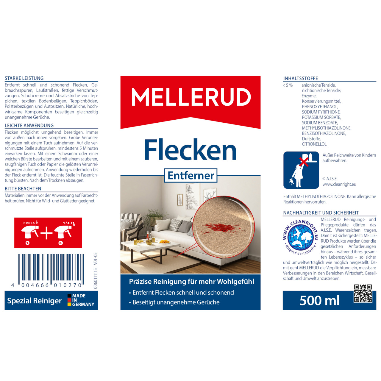 Flecken Entferner 0,5 l