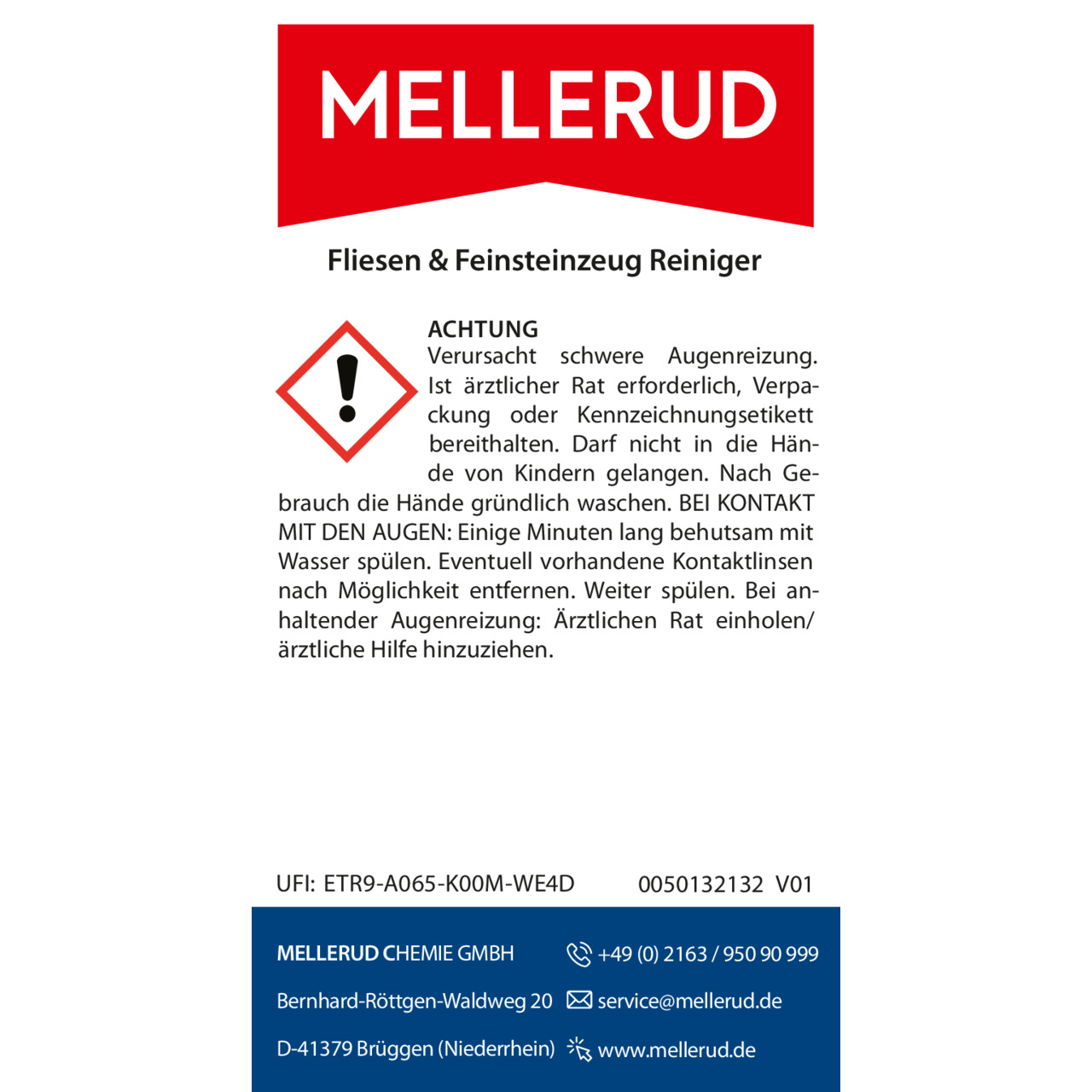 Fliesen & Feinsteinzeug Reiniger 1,0 l