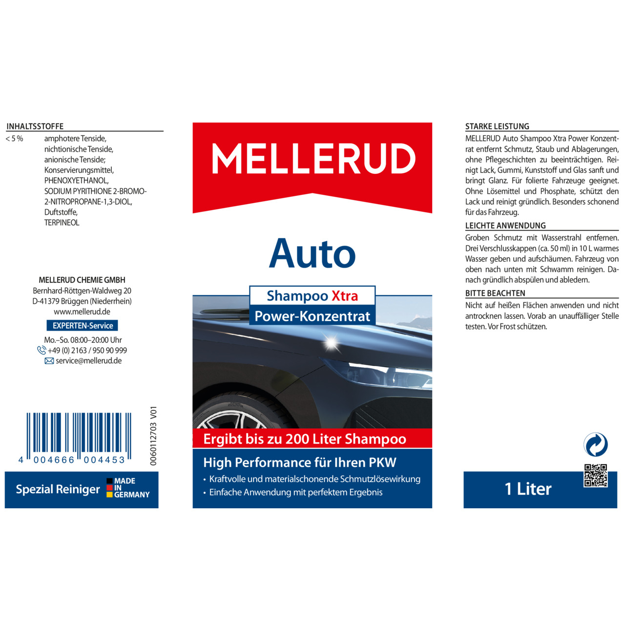 Auto Shampoo Xtra Power-Konzentrat 1,0 l