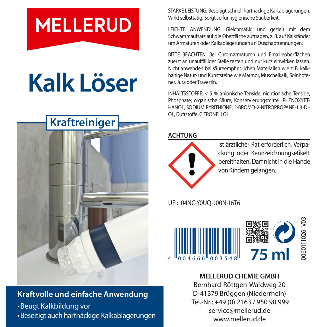 Kalk Löser Kraftreiniger 75 ml