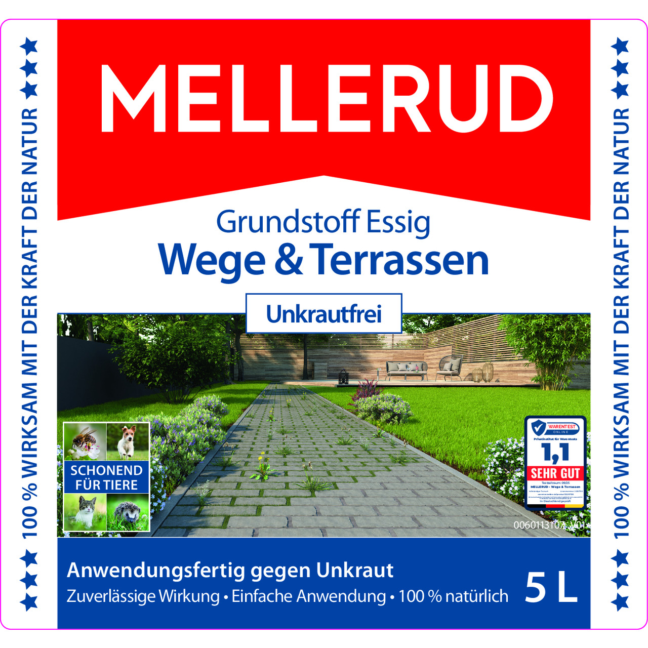 Grundstoff Essig Wege & Terrassen Unkrautfrei 5,0 l