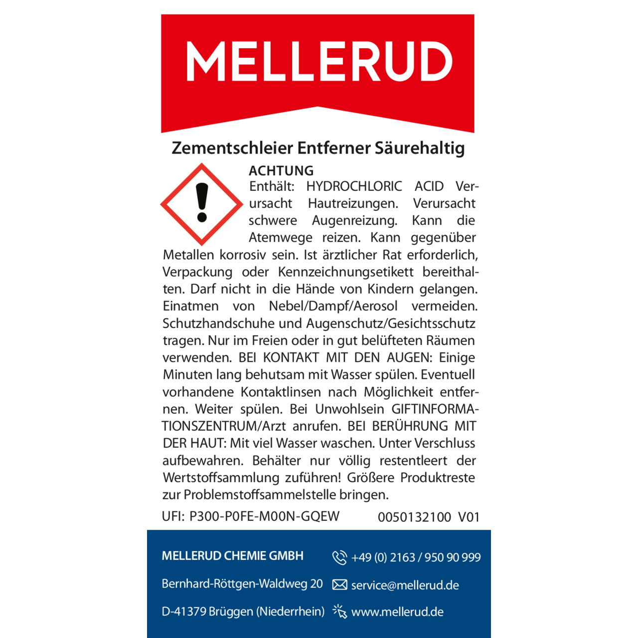 Zementschleier Entferner Säurehaltig 1,0 l