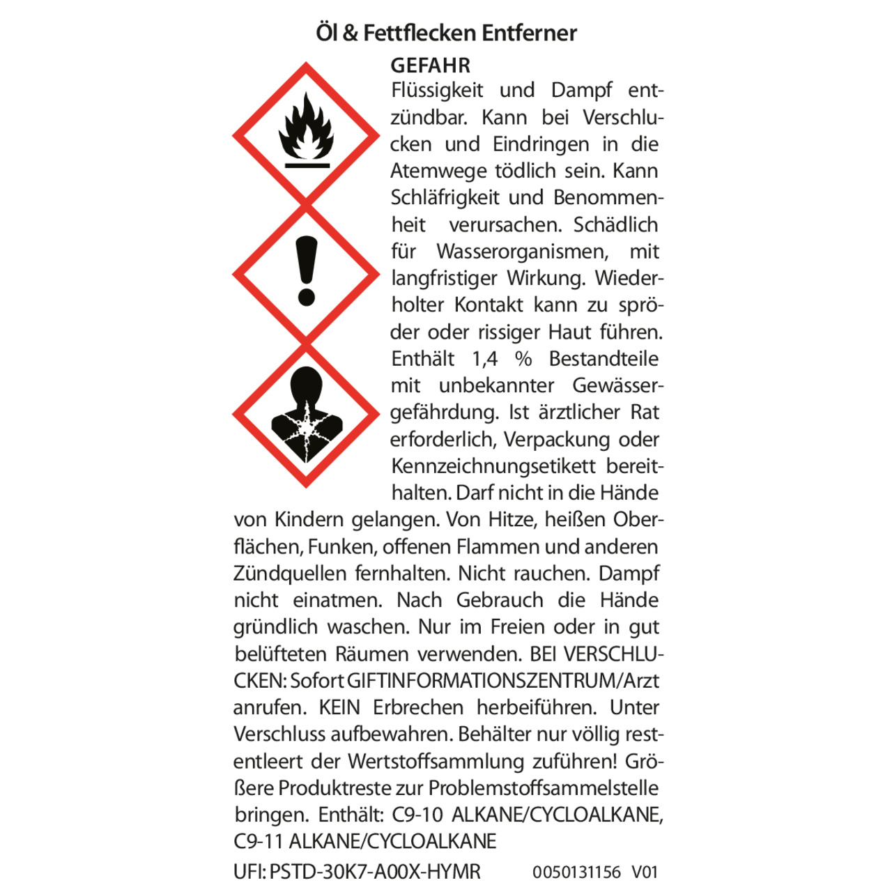 Öl & Fettflecken Entferner 0,5 l