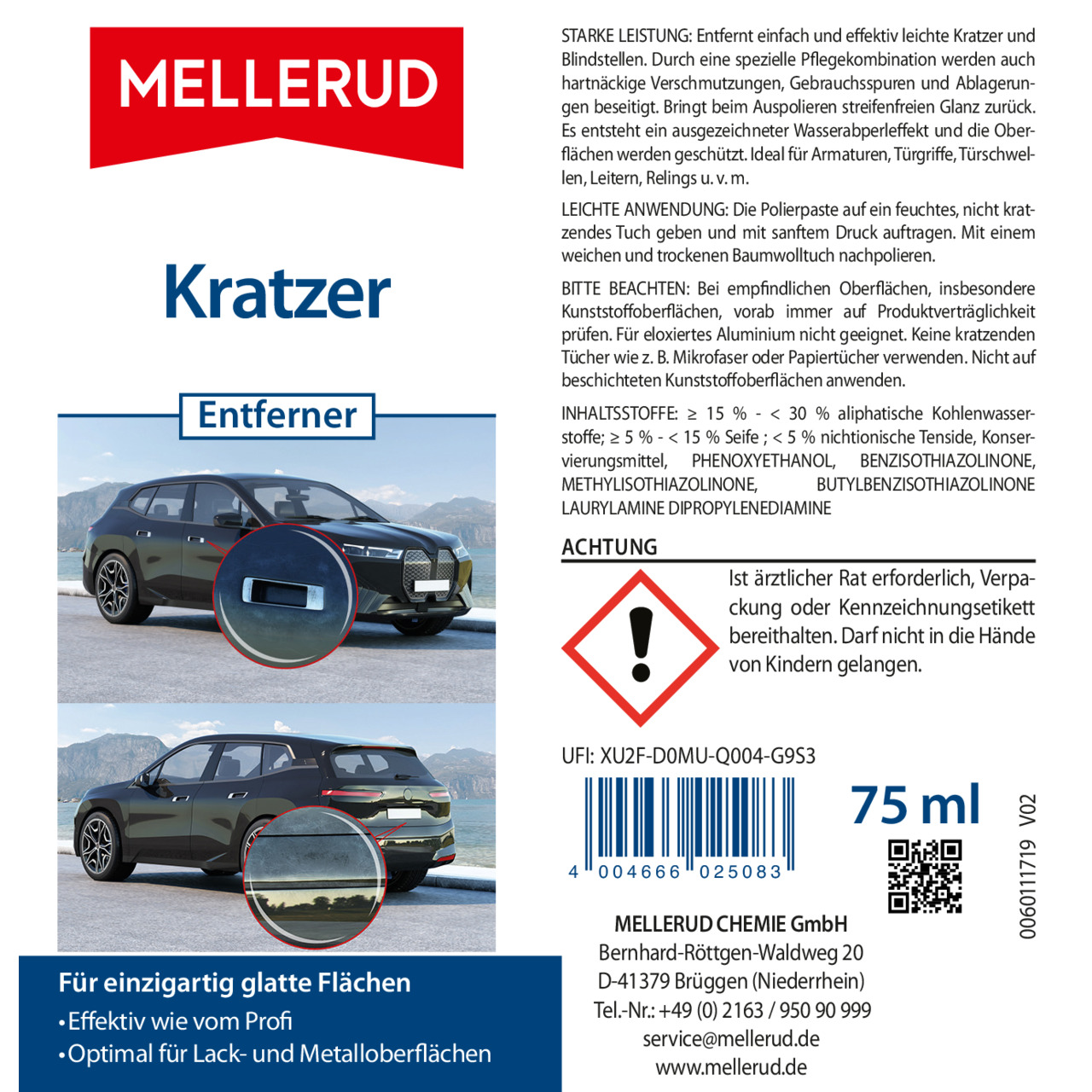Kratzer Entferner 75 ml