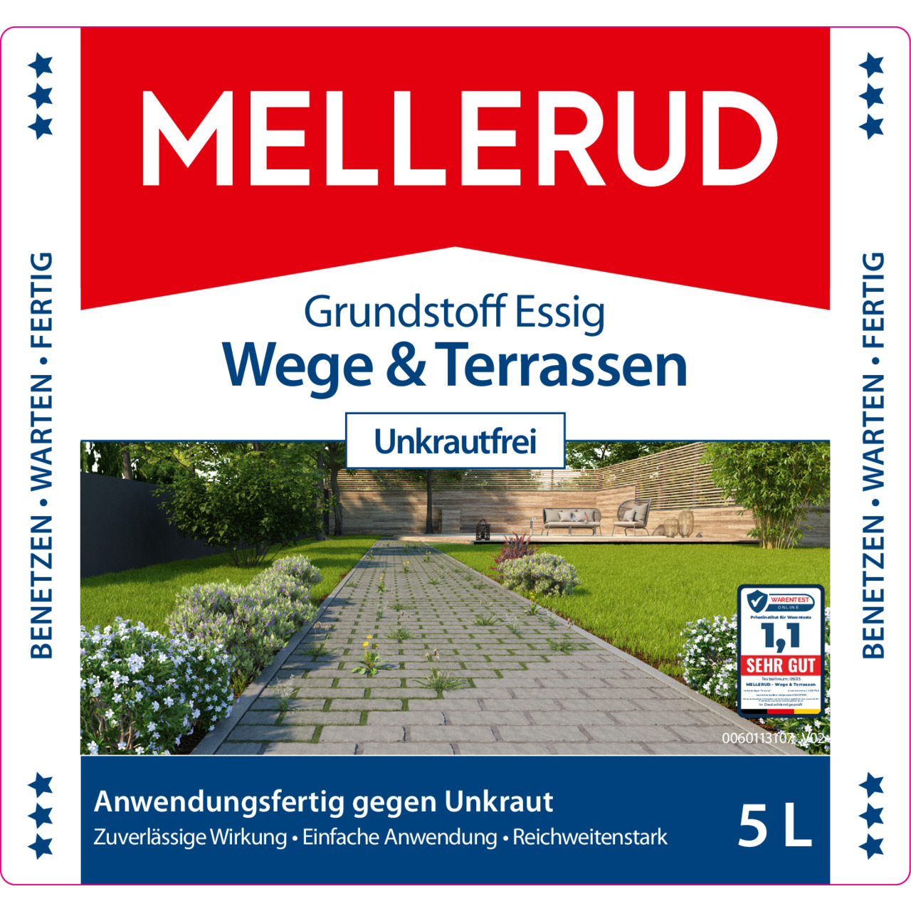 Grundstoff Essig Wege & Terrassen Unkrautfrei 5,0 l