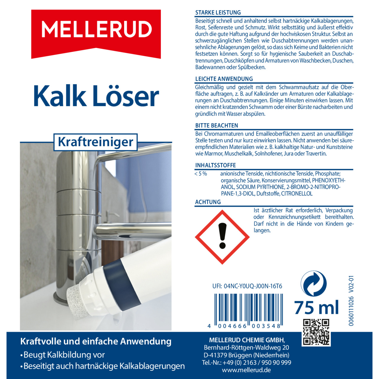 Kalk Löser Kraftreiniger 75 ml