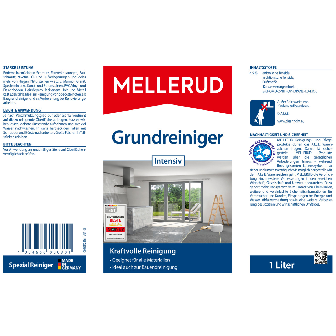 Grundreiniger Intensiv Konzentrat 1,0 l