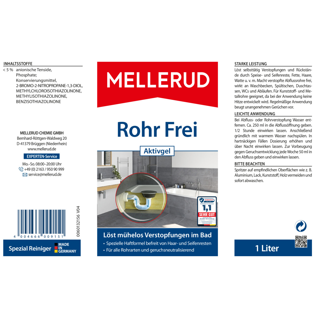 Rohr Frei Aktivgel 1,0 l