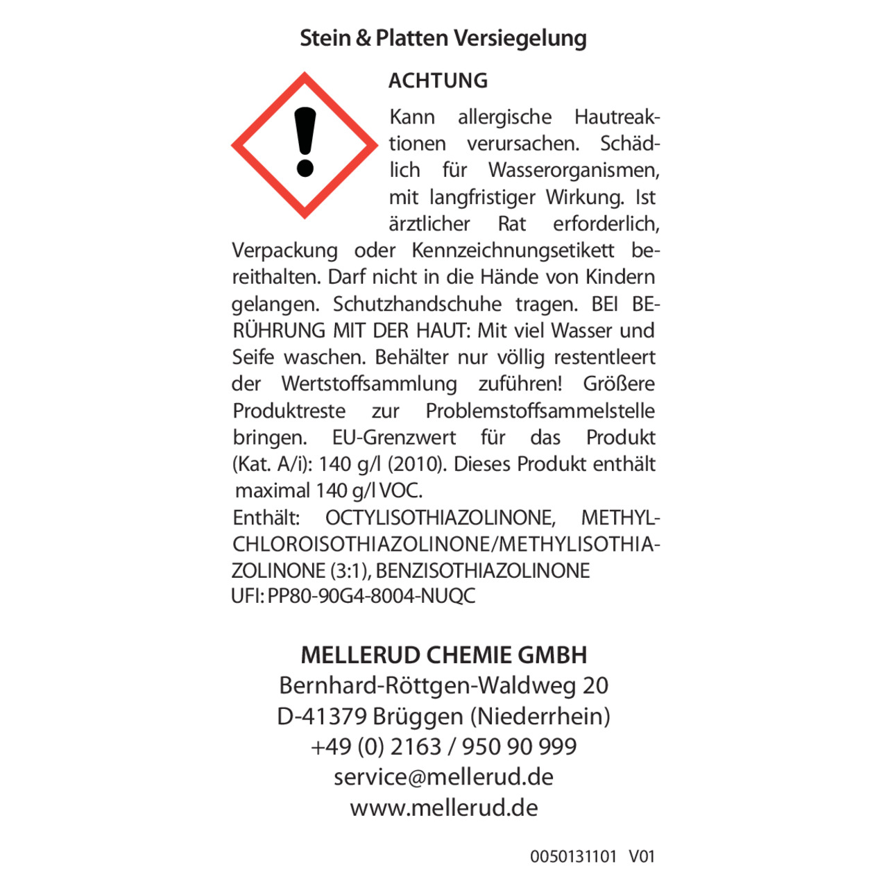 Stein & Platten Versiegelung 0,5 l