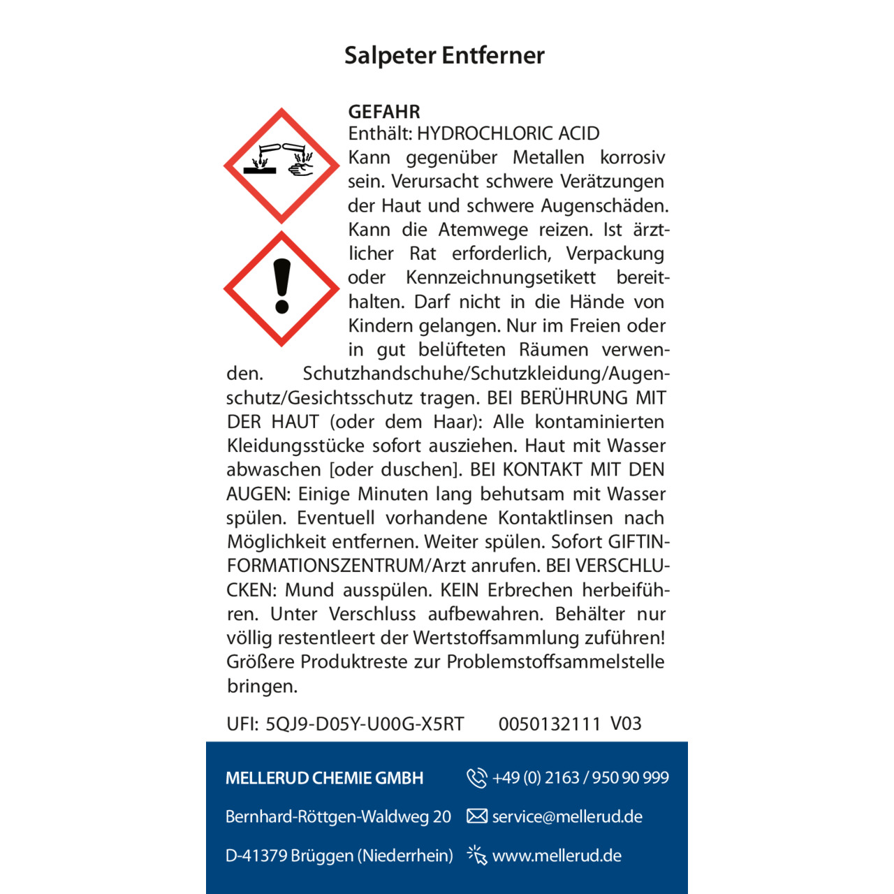 Salpeter Entferner 1,0 l