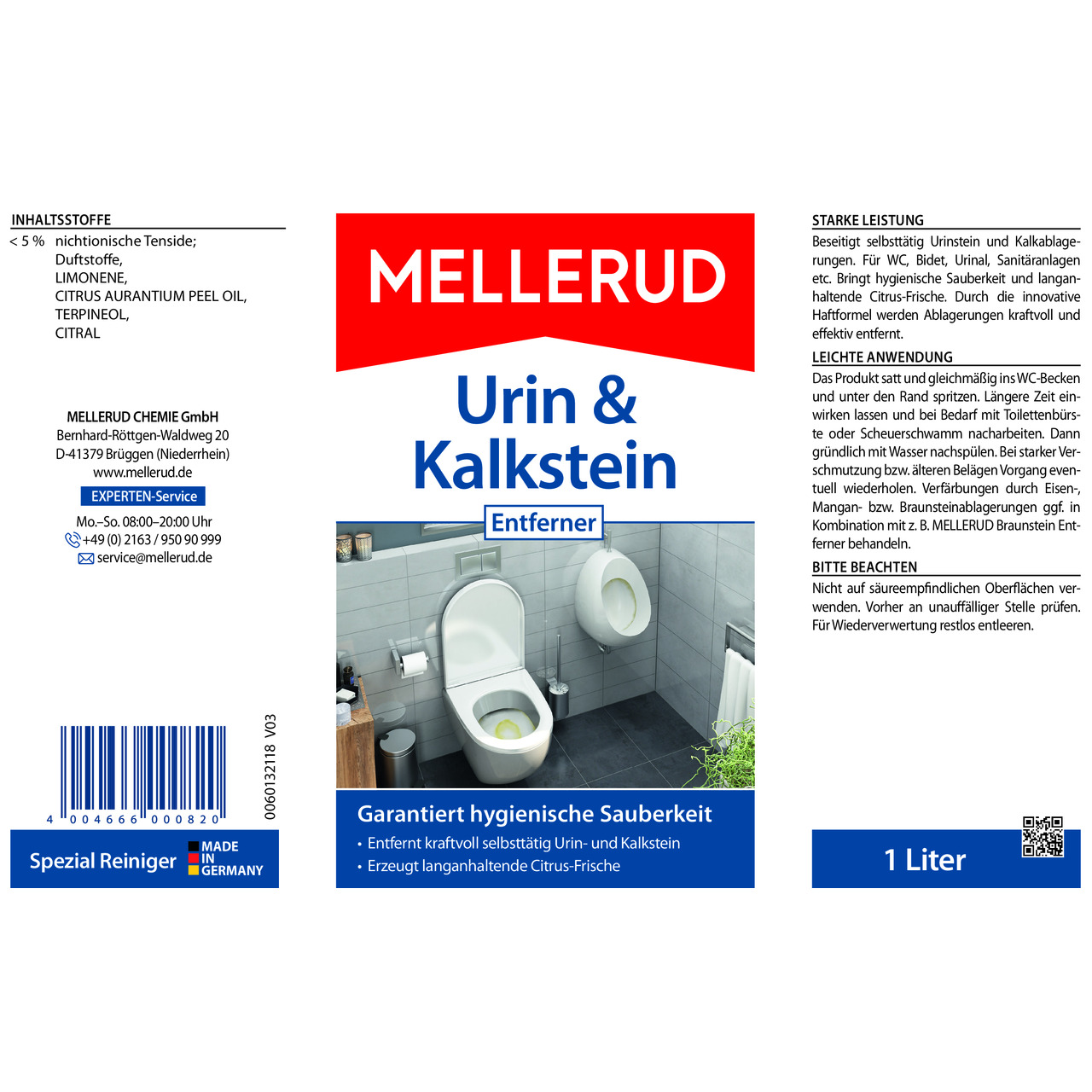 Urin & Kalkstein Entferner 1,0 l