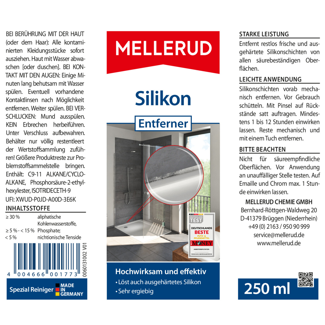 Silikon Entferner 0,25 l
