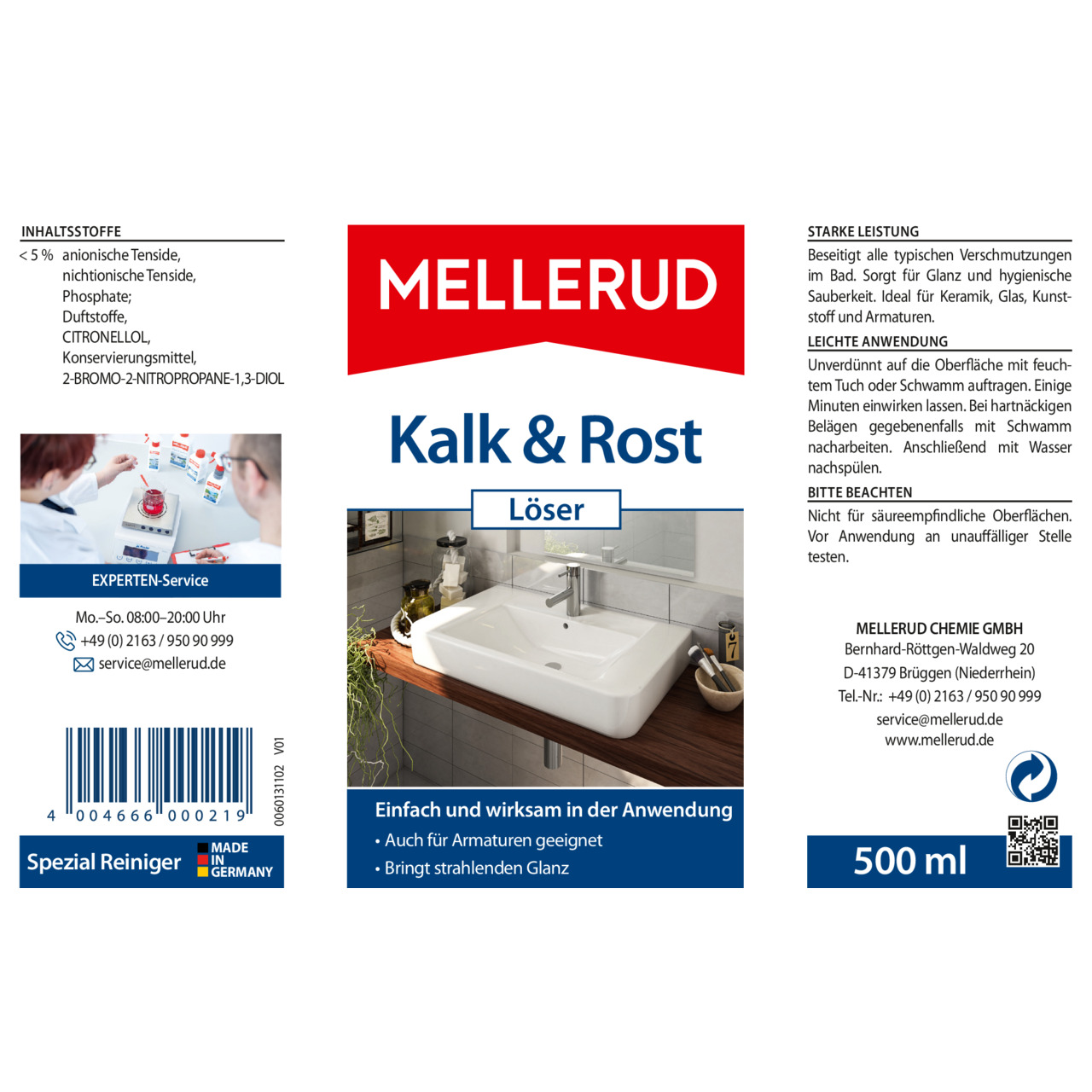 Kalk & Rost Löser 0,5 l