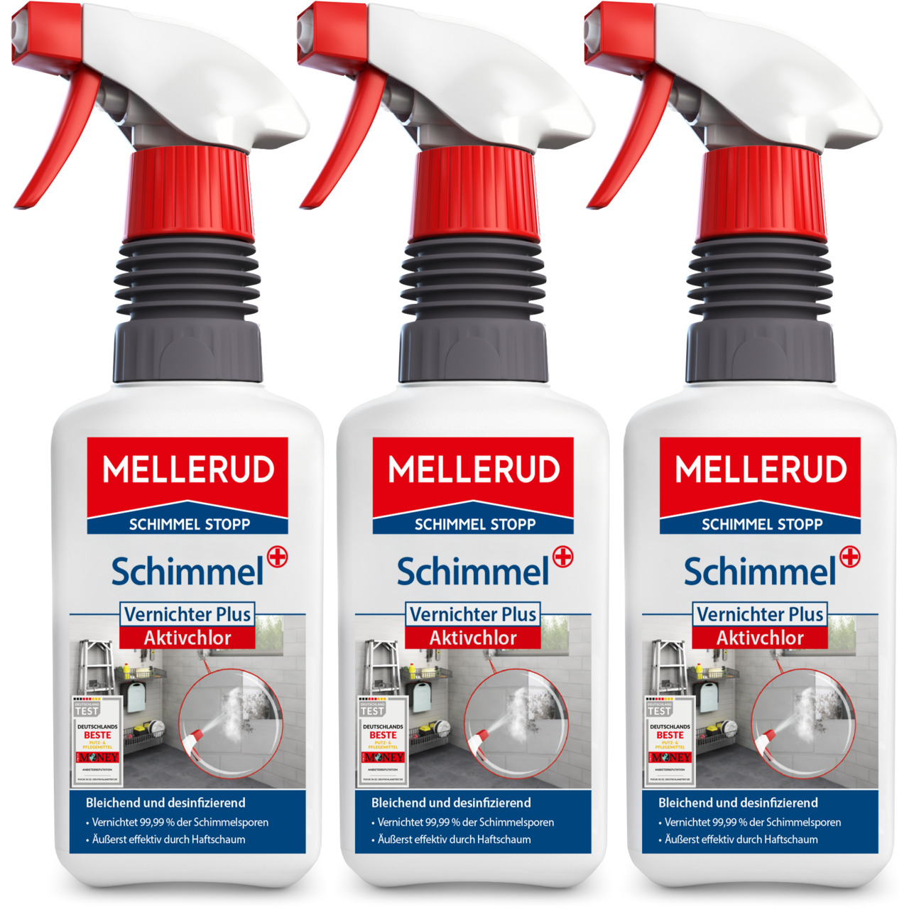 Schimmel Vernichter Plus Set 3 Stück