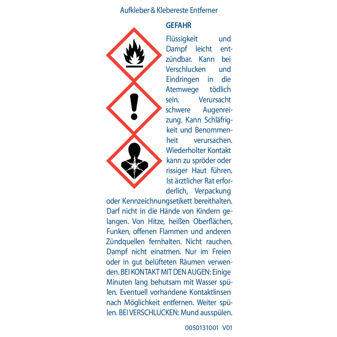 Aufkleber & Klebereste Entferner 0,25 l