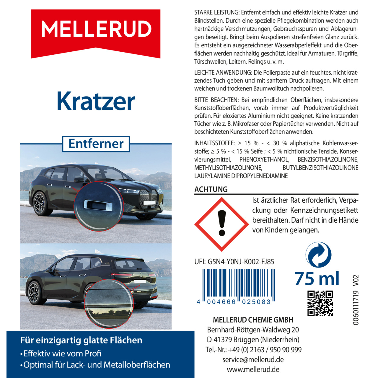 Kratzer Entferner 75 ml