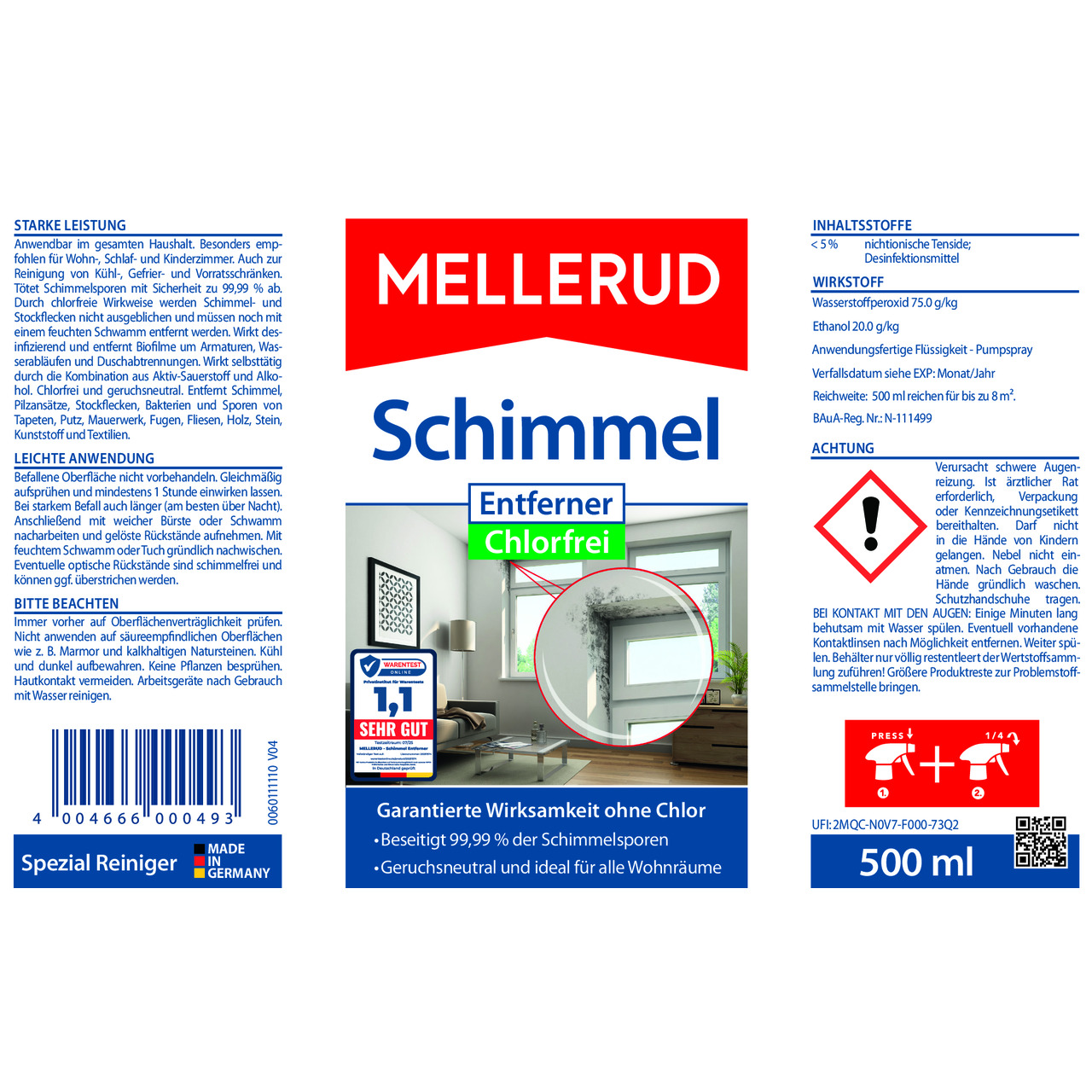 Schimmel Entferner Chlorfrei 0,5 l