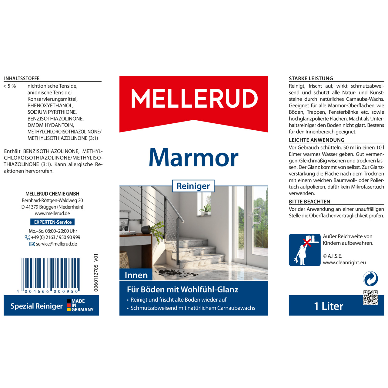 Marmor Reiniger 1,0 l