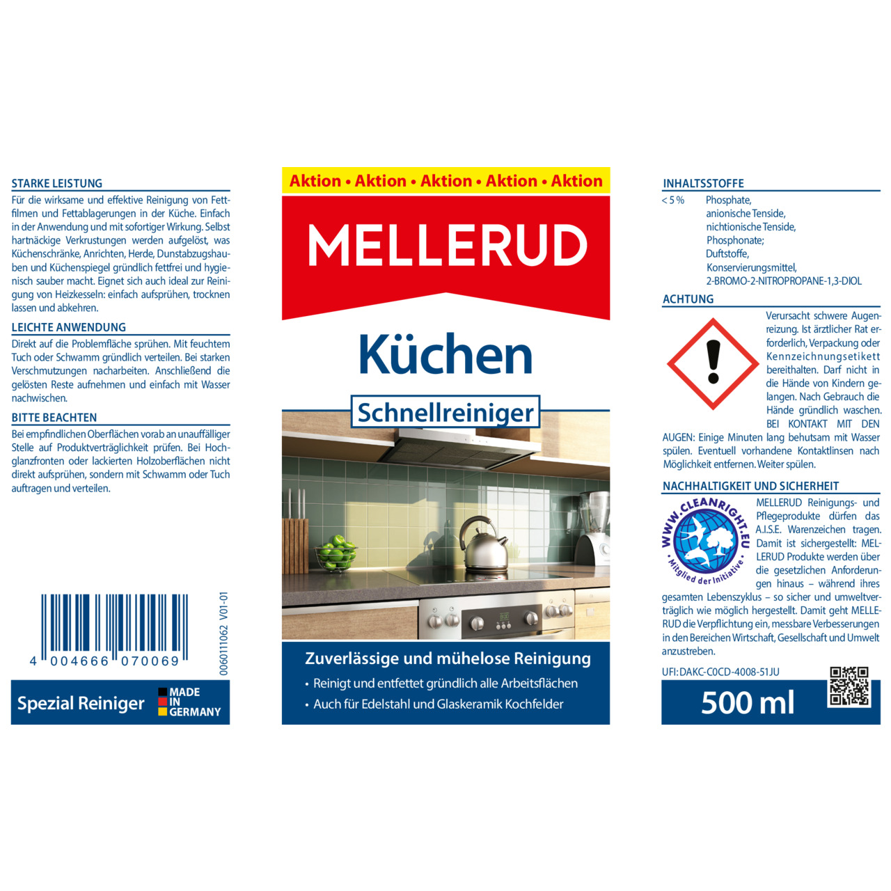 Küchen Schnellreiniger 0,5 l