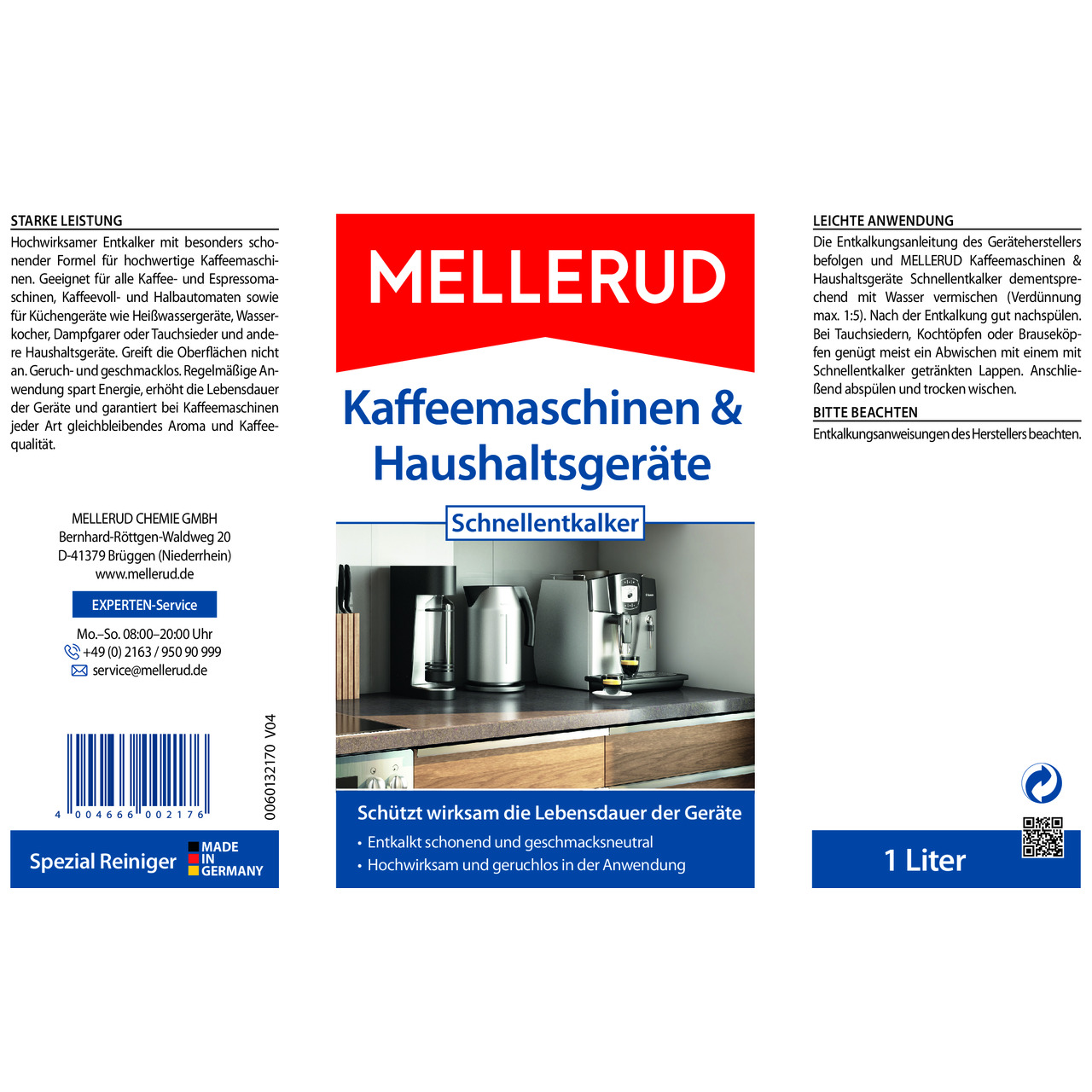 Kaffeemaschinen & Haushaltsgeräte Schnellentkalker 1,0 l