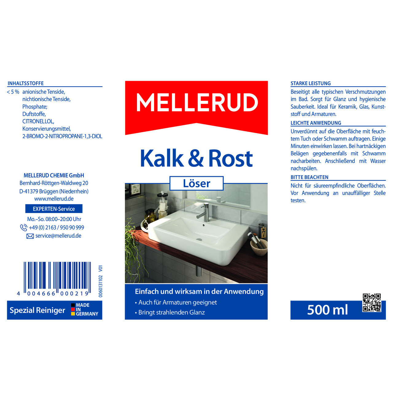Kalk & Rost Löser 0,5 l
